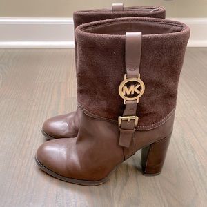 Michael Kors, leather/suede ankle boots, size 7